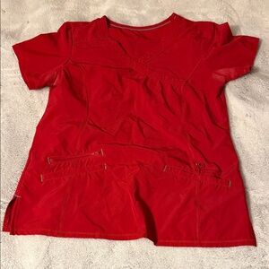 Scrubstar Red V-Neck Scrub top & bottoms